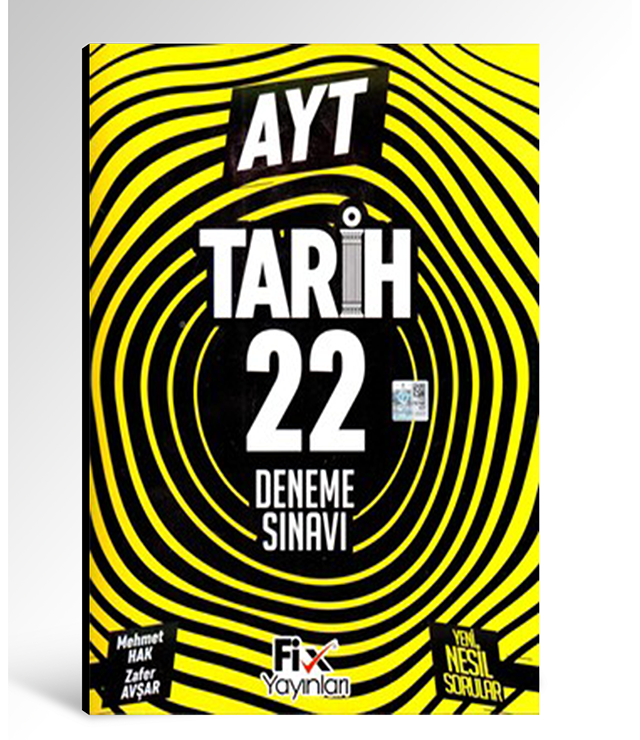 AYT Tarih 22 Denemeleri Fix Yayınları