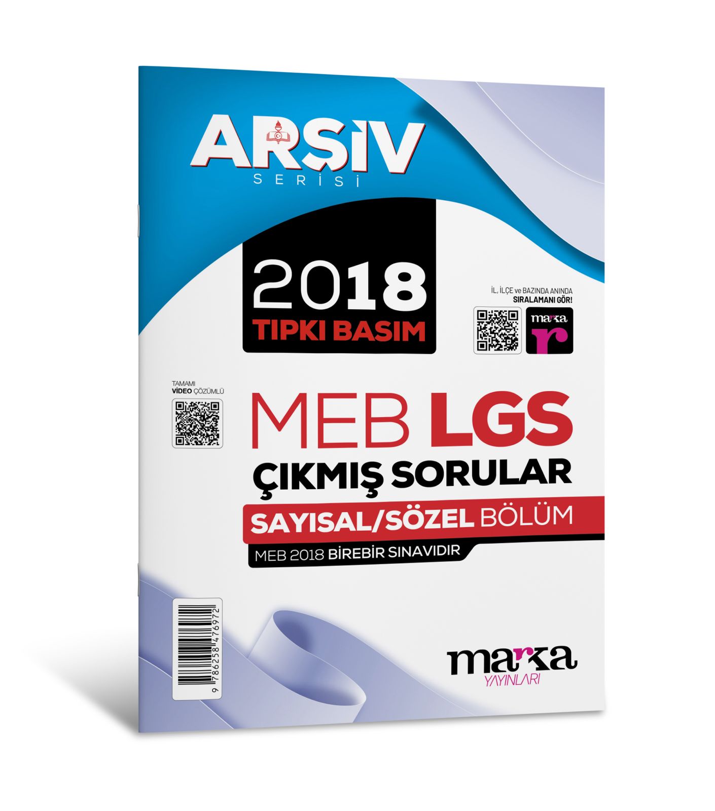 2018 LGS 8. Sınıf ARŞİV Serisi Tıpkı Basım Çıkmış Sorular Tamamı Video Çözümlü