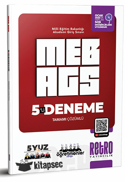 2026 MEB AGS Tüm Dersler Tamamı Çözümlü 5 Deneme Retro Yayıncılık