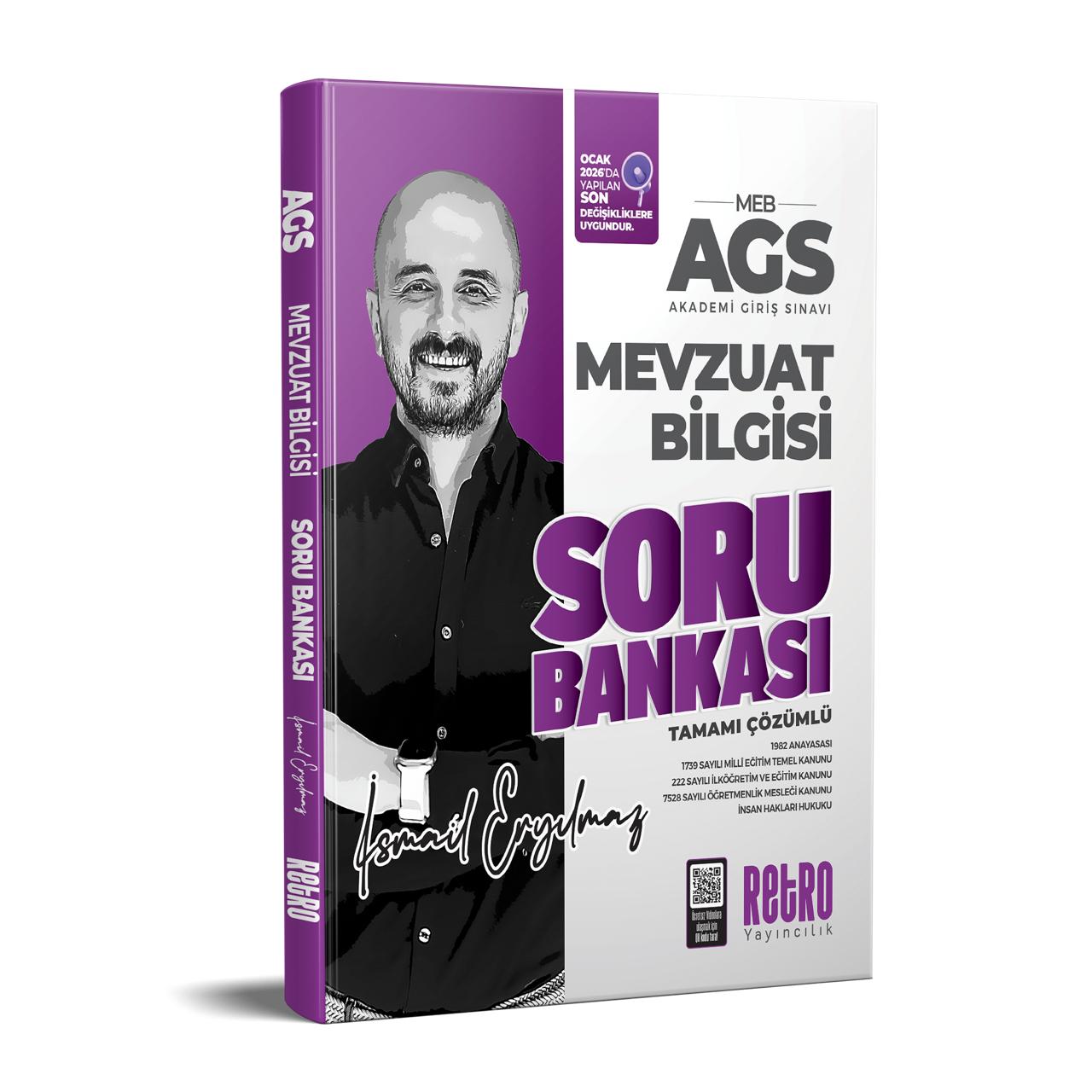 2026 MEB-AGS İsmail Eryılmaz Mevzuat Soru Bankası Retro Yayıncılık