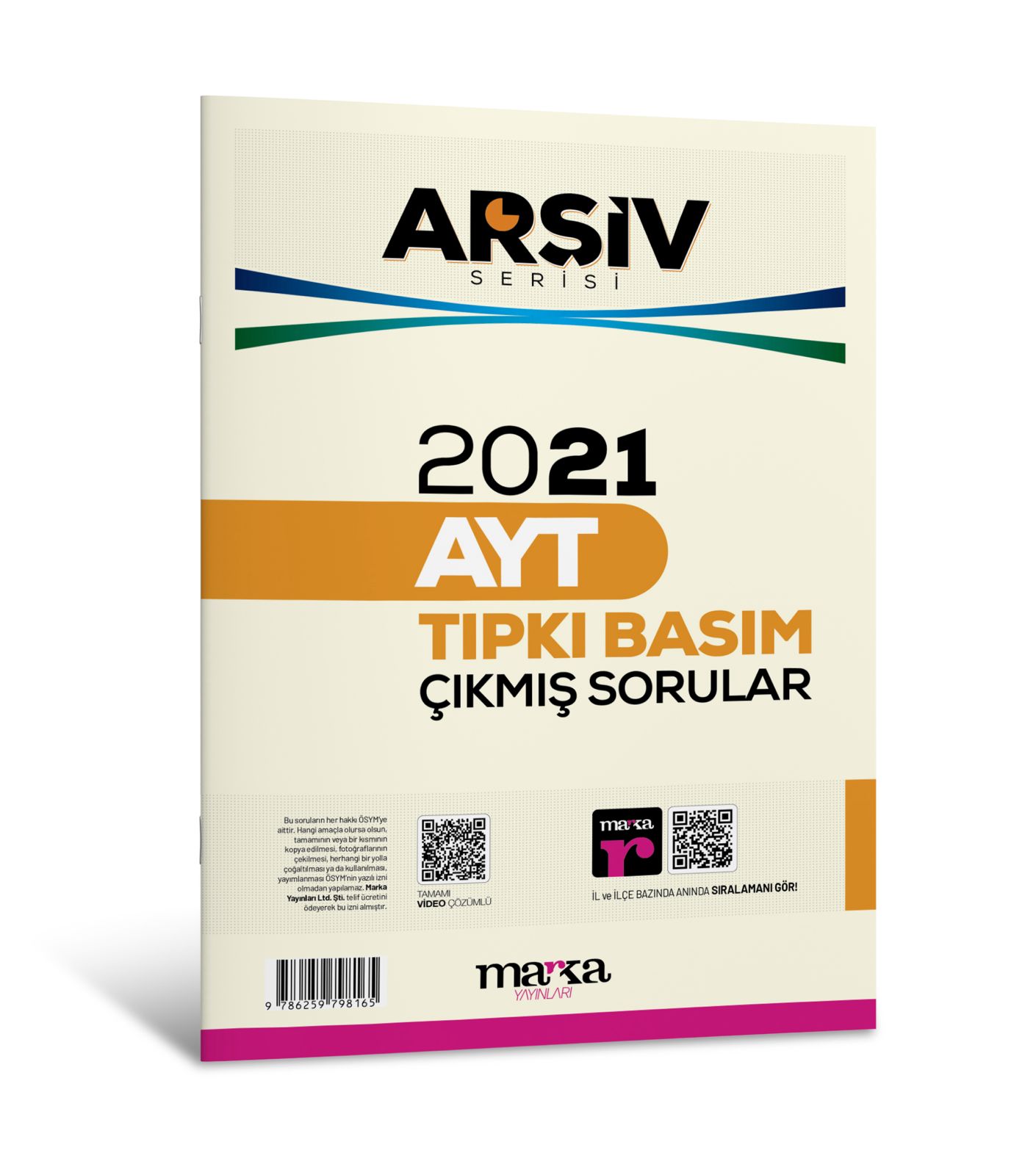 2021 AYT ARŞİV SERİSİ Tıpkı Basım Çıkmış Sorular Tamamı Video Çözümlü