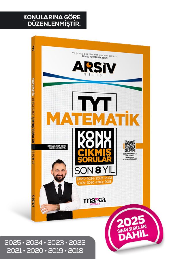 TYT Matematik Konu Konu Çıkmış Sorular Son 8 yıl Çıkmış Sorular Marka Yayınları