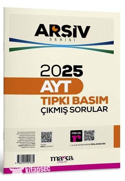 2025 YKS AYT Çıkmış Sorular Tıpkı Basım Çözümlü Arşiv Serisi Marka Yayınları