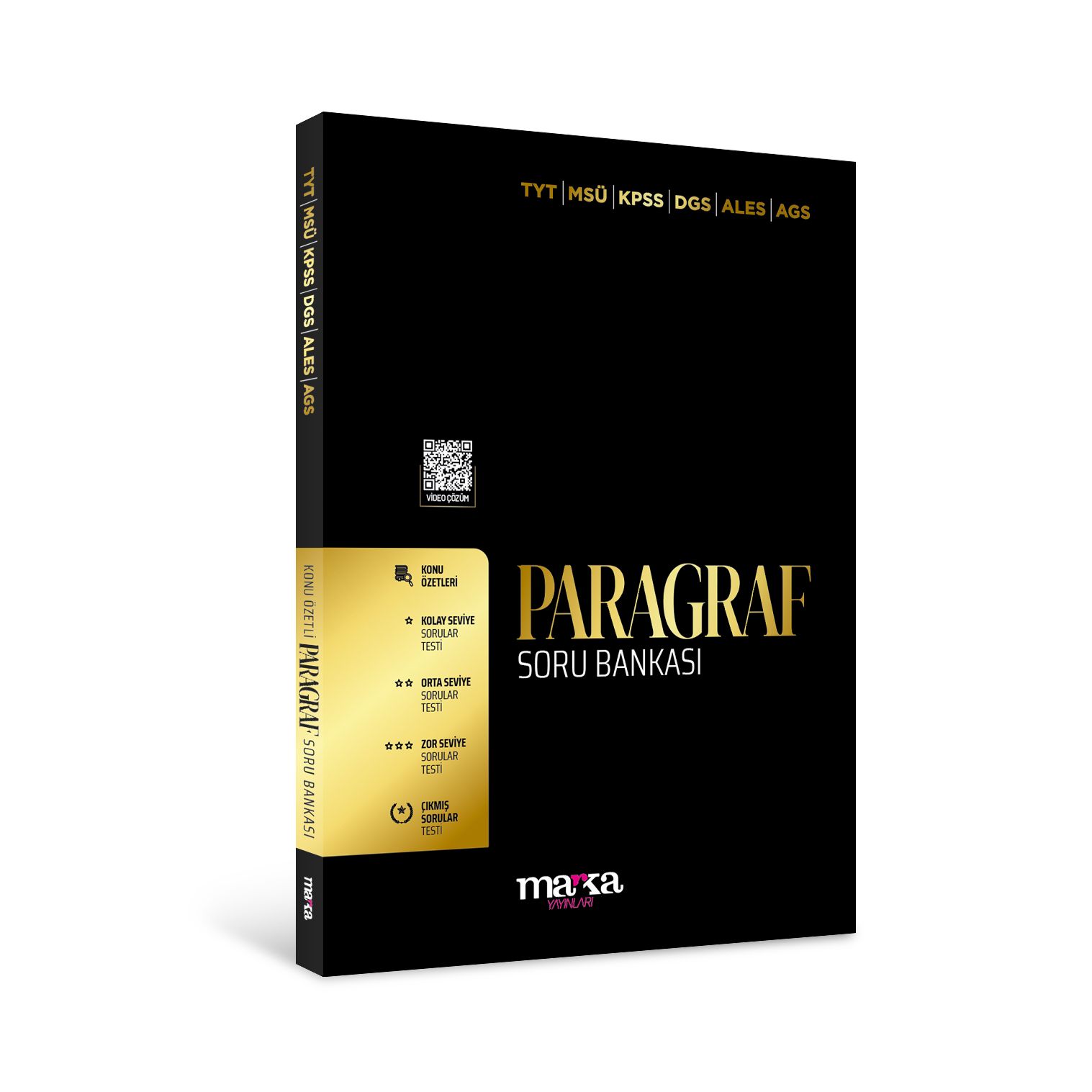 Marka Yayınları 2026 Model Tyt KPSS DGS ALES AGS Paragraf Konu Özetli Soru Bankası Tamamı Video Çözümlü
