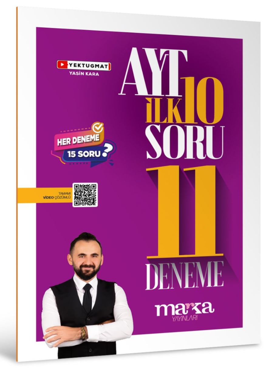 AYT Matematik İlk 10 Soru Konuları 11 Deneme Marka Yayınları