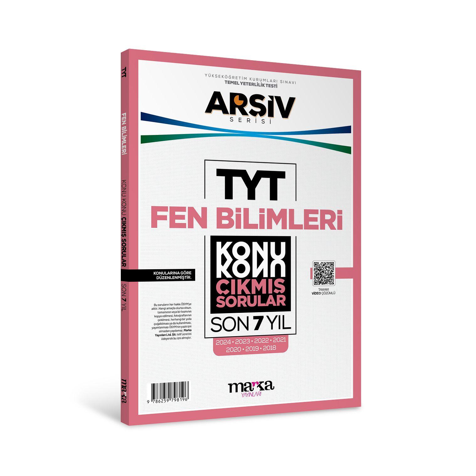 TYT FEN BİLİMLERİ Konu Konu ÇIKMIŞ SORULAR Son 7 Yıl