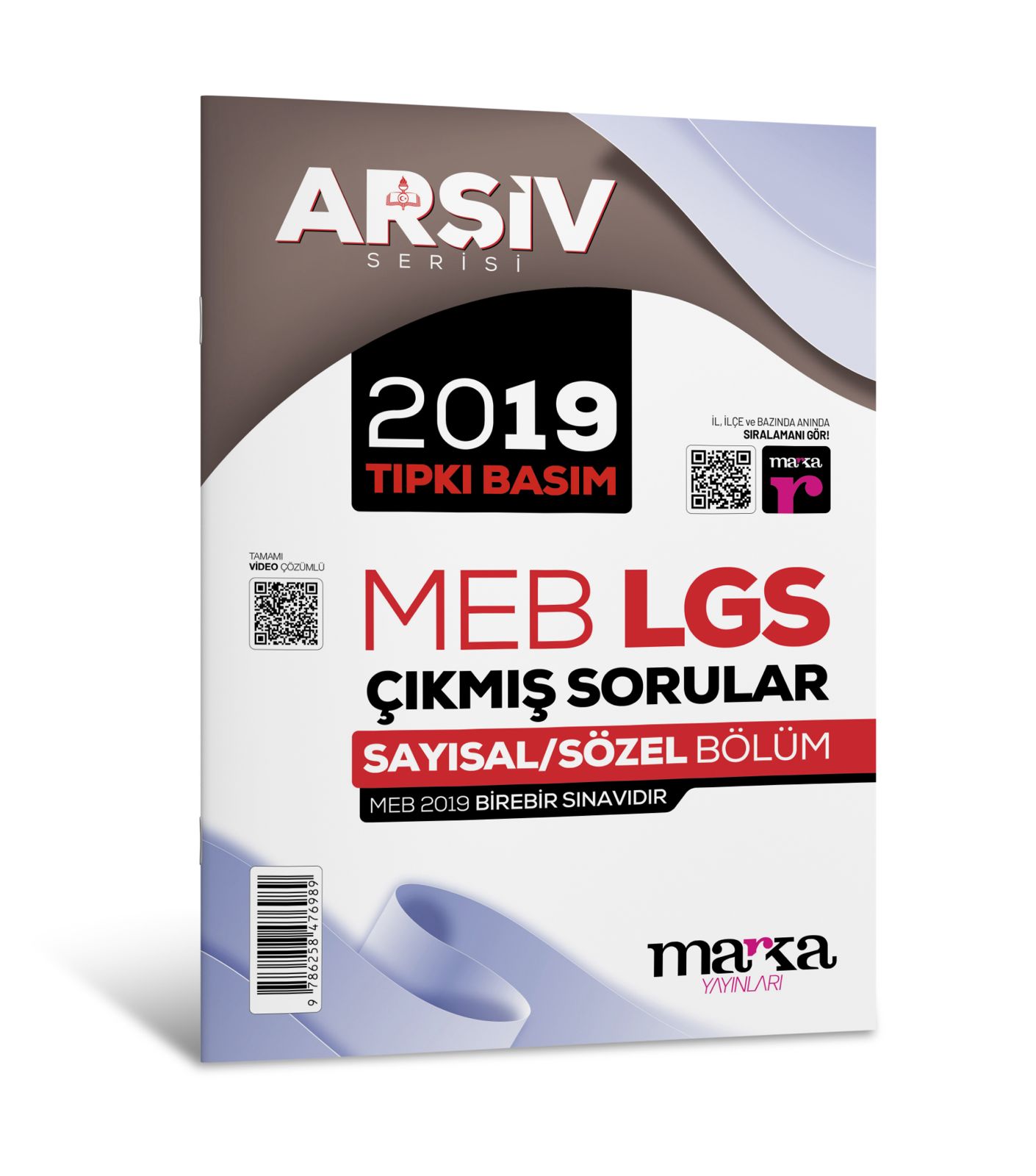 2019 LGS 8. Sınıf ARŞİV Serisi Tıpkı Basım Çıkmış Sorular Tamamı Video Çözümlü