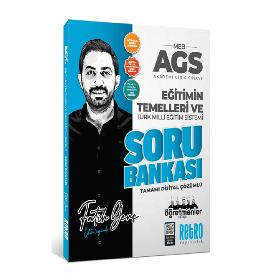 2026 MEB-AGS Fatih Genç Eğitimin Temelleri ve Türk Milli Eğitim Sistemi Soru Bankası Retro Yayıncılık