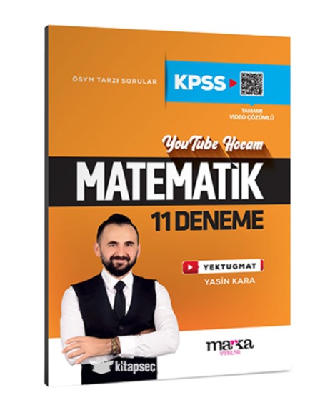 2026 KPSS Matematik 11 Deneme Tamamı Video Çözümlü Yektugmat Marka Yayınları