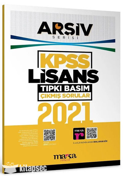 2021 Lisans Genel Yetenek Genel Kültür Tıpkı Basım Çıkmış Sorular Tamamı Video Çözümlü Marka Yayınları