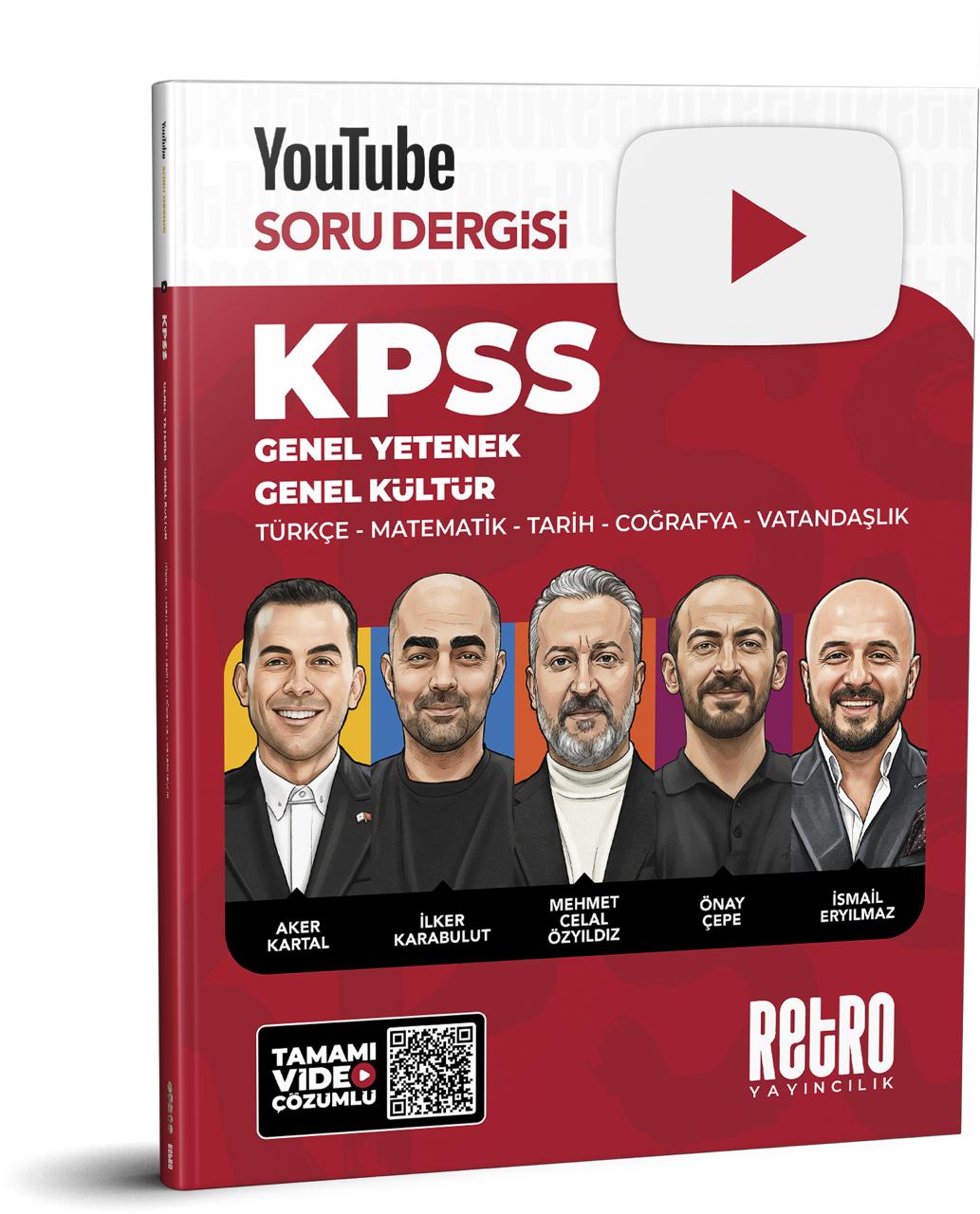 KPSS GYGK YouTube Soru Dergisi Retro Yayıncılık