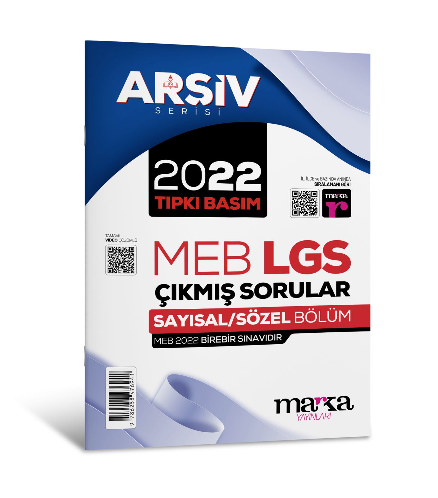 2022 LGS 8. Sınıf ARŞİV Serisi Tıpkı Basım Çıkmış Sorular Tamamı Video Çözümlü