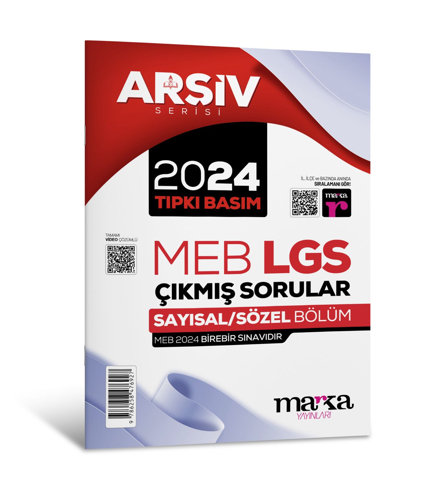 2024 LGS 8. Sınıf ARŞİV Serisi Tıpkı Basım Çıkmış Sorular Tamamı Video Çözümlü