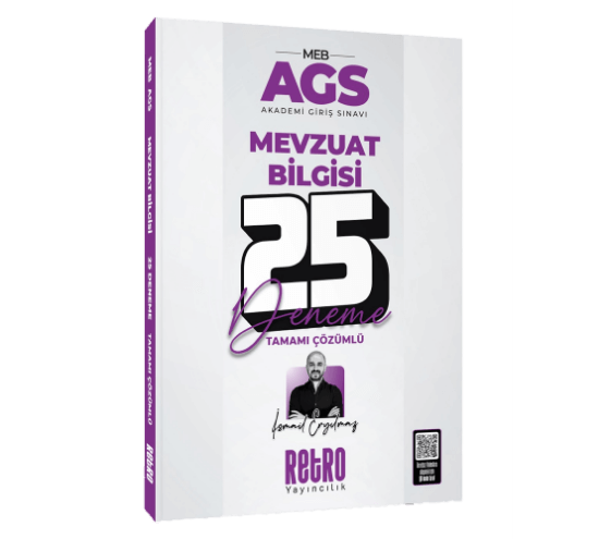 2025 MEB AGS Mevzuat Bilgisi 25 li Deneme Retro Yayıncılık
