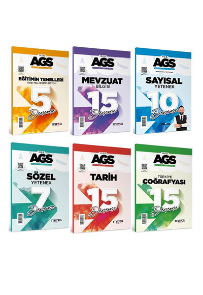 2025 MEB-AGS Tüm Dersler 67 Deneme 6 lı Set Marka Yayınları