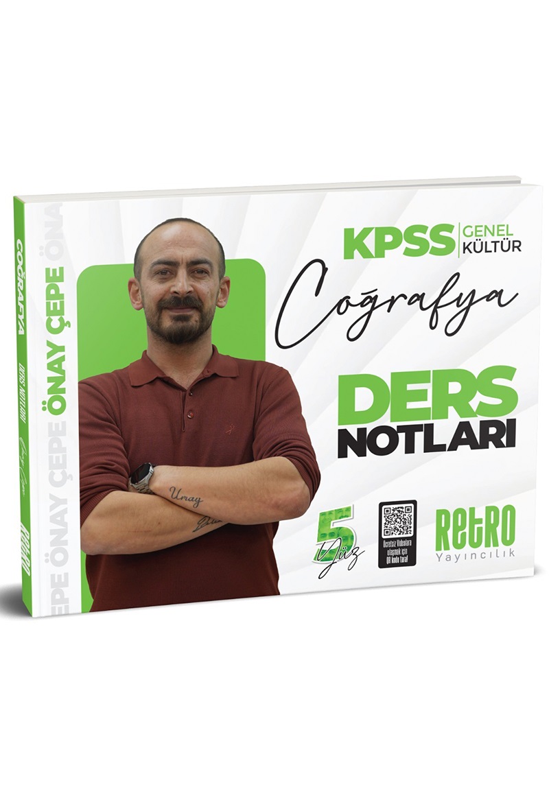 2025 KPSS Genel Kültür Coğrafya Ders Notu Retro Yayıncılık