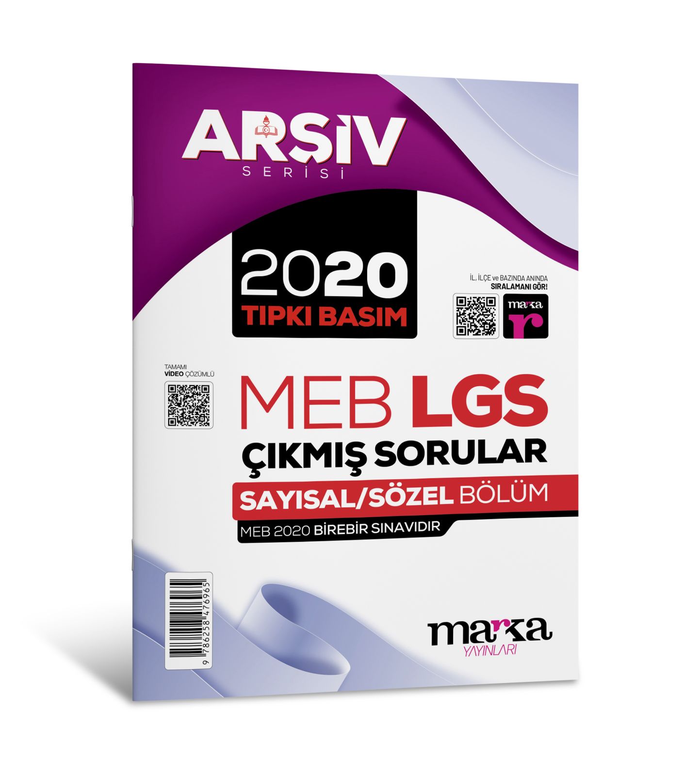 2020 LGS 8. Sınıf ARŞİV Serisi Tıpkı Basım Çıkmış Sorular Tamamı Video Çözümlü