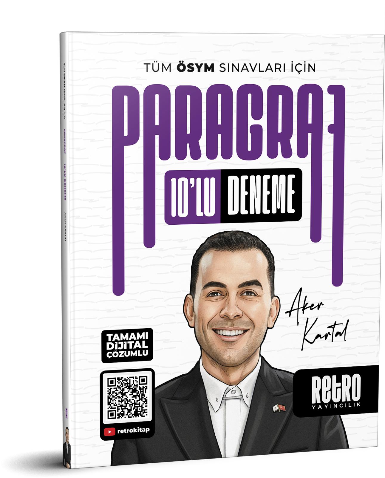 TÜM ÖSYM SINAVLAR İÇİN PARAGRAF 10 LU DENEME RETRO YAYINCILIK
