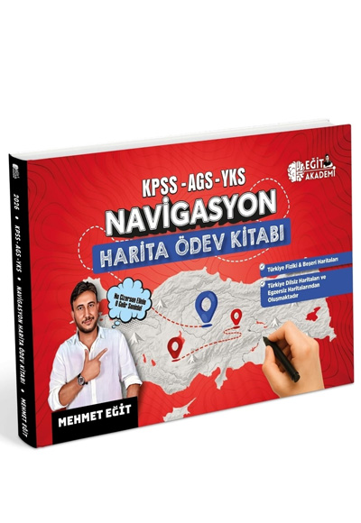 2026 KPSS-AGS-YKS NAVİGASYON HARİTA ÖDEV KİTABI EĞİT AKADEMİ