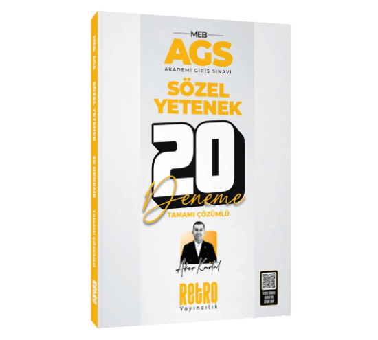2025 MEB AGS Sözel Yetenek 20 li Deneme Retro Yayınları